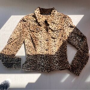 Leopard Print xoxo 90s Women's Jacket